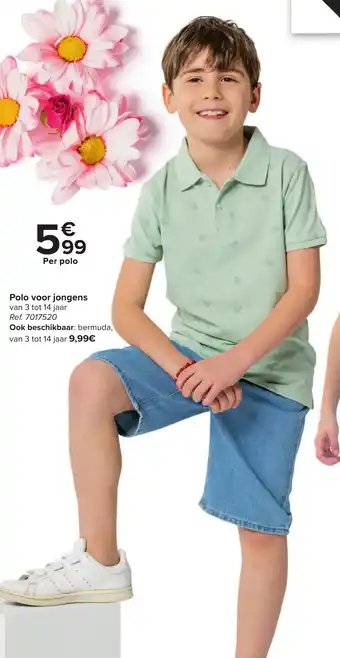 Carrefour Polo voor jongens aanbieding