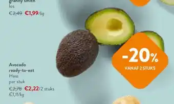 OKay Avocado ready-to-eat Hass per stuk aanbieding