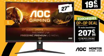 Electro Depot Aoc MONITOR aanbieding