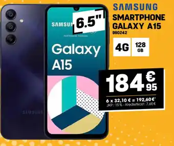 Electro Depot Samsung SMARTPHONE GALAXY A15 aanbieding