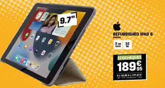 Electro Depot REFURBISHED IPAD 6 aanbieding