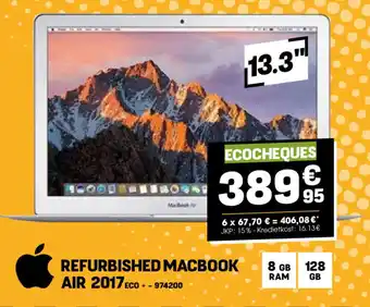 Electro Depot REFURBISHEDMACBOOK AIR 2017 aanbieding