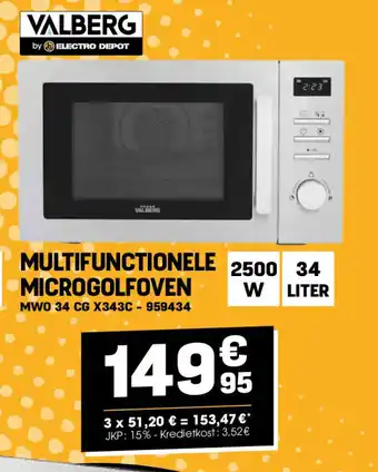 Electro Depot MULTIFUNCTIONELE MICROGOLFOVEN aanbieding