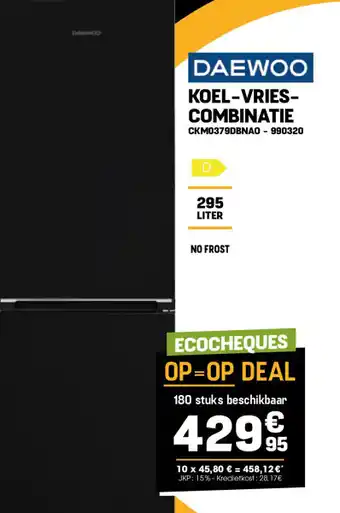 Electro Depot KOEL-VRIESCOMBINATIE aanbieding