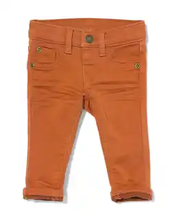 HEMA HEMA Kinder Broek Jogdenim Bruin (bruin) aanbieding