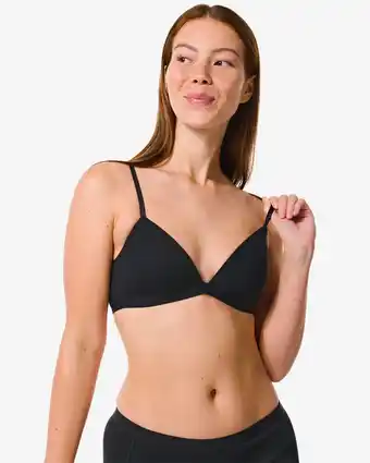 HEMA HEMA Voorgevormde Bh Zonder Beugel Zwart (zwart) aanbieding