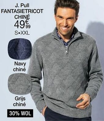 Pull fantasietricot chiné