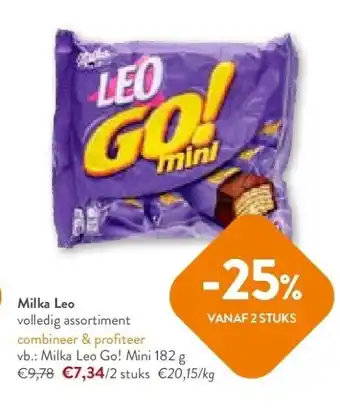 OKay Milka Leo volledig assortiment aanbieding