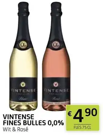 Vintense fines bulles 0,0% wit + rosé