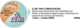 Set van 2 teenstaafjes