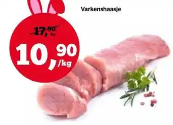 Spar Varkenshaasje aanbieding