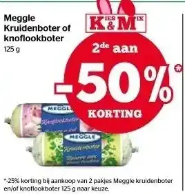 Spar Meggle Kruidenboter of knoflookboter aanbieding