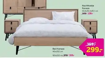 Leen Bakker Bed Kansas aanbieding