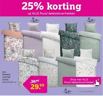 Leen Bakker Dekbedovertrek Carlijn aanbieding