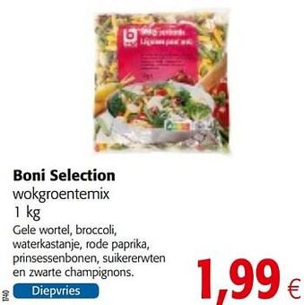 Colruyt Boni selection wokgroentemix aanbieding