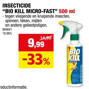 Hubo INSECTICIDE "BIO KILL MICRO-FAST" 500 ml aanbieding