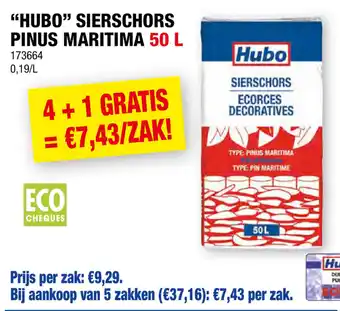 Hubo SIERSCHORS PINUS MARITIMA 50 L aanbieding