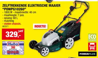 Hubo ZELFTREKKENDE ELEKTRISCHE MAAIER "POWPG10260" aanbieding