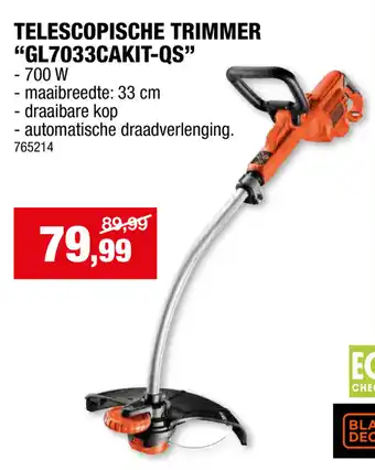 Hubo TELESCOPISCHE TRIMMER "GL7033CAKIT-QS" aanbieding