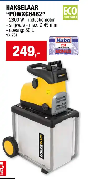 Hubo HAKSELAAR "POWXG6462" aanbieding