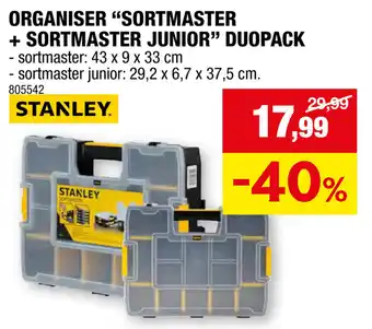ORGANISER "SORTMASTER + SORTMASTER JUNIOR" DUOPACK