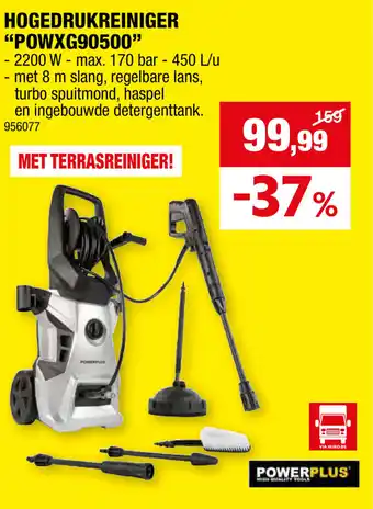 Hubo HOGEDRUKREINIGER "POWXG90500" aanbieding
