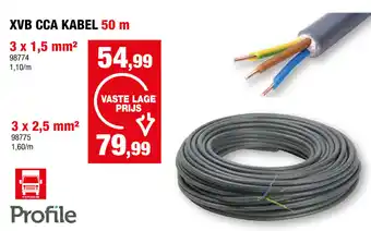 Hubo XVB CCA KABEL 50 m aanbieding