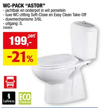 Hubo WC-PACK "ASTOR" aanbieding