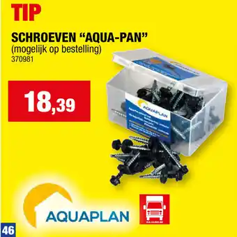 Hubo SCHROEVEN "AQUA-PAN" aanbieding