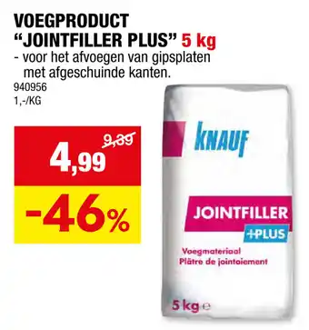 Hubo VOEGPRODUCT "JOINTFILLER PLUS" 5 kg aanbieding