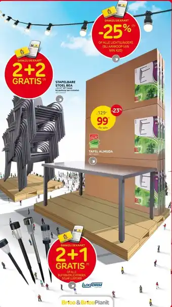 Brico STAPELBARE STOEL BEA aanbieding