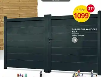 Brico DUBBELE DRAAIPOORT NISA aanbieding