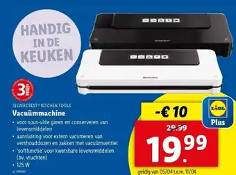 Lidl Vacuümmachine aanbieding