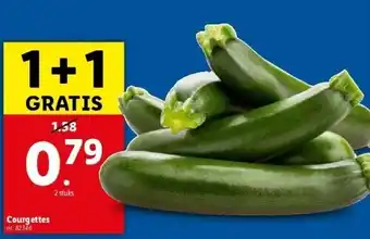 Lidl Courgettes aanbieding