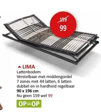 Weba LIMA aanbieding