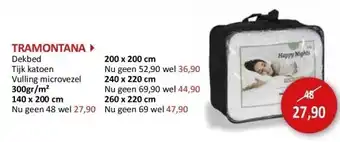 Weba TRAMONTANA aanbieding