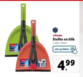 Lidl Stoffer en blik aanbieding