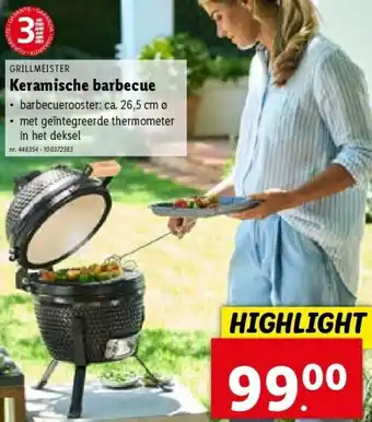 Lidl Keramische barbecue aanbieding