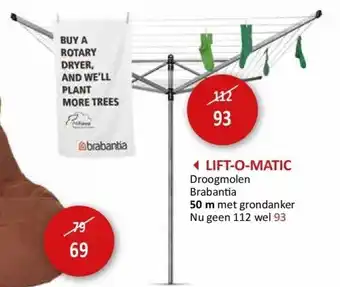 Weba LIFT-O-MATIC aanbieding