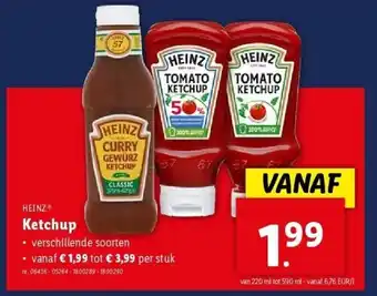 Lidl Ketchup aanbieding