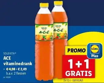 Lidl ACE vitaminedrank aanbieding