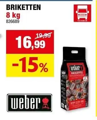 Hubo BRIKETTEN aanbieding