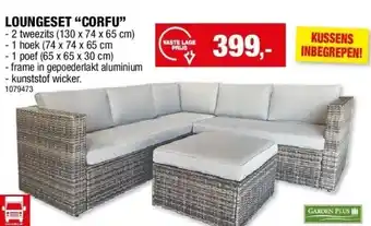 Hubo LOUNGESET “CORFU” aanbieding