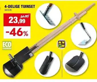 Hubo 4-DELIGE TUINSET aanbieding