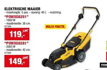 Hubo ELEKTRISCHE MAAIER aanbieding