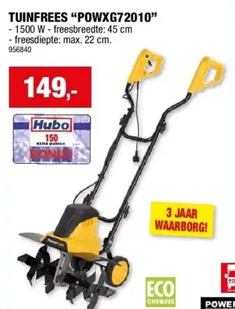 Hubo TUINFREES “POWXG72010” aanbieding