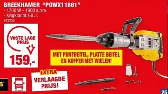 Hubo BREEKHAMER “POWX11861” aanbieding