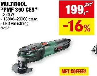 Hubo MULTITOOL “PMF 350 CES” aanbieding