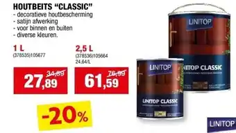 Hubo HOUTBEITS “CLASSIC” aanbieding