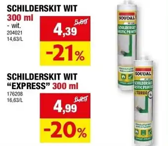 Hubo SCHILDERSKIT WIT 300 ml aanbieding